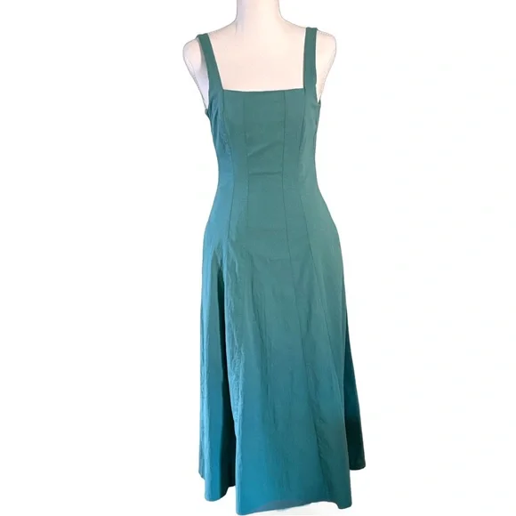 Abercrombie & Fitch Teal Midi Dress - Picture 2 of 9